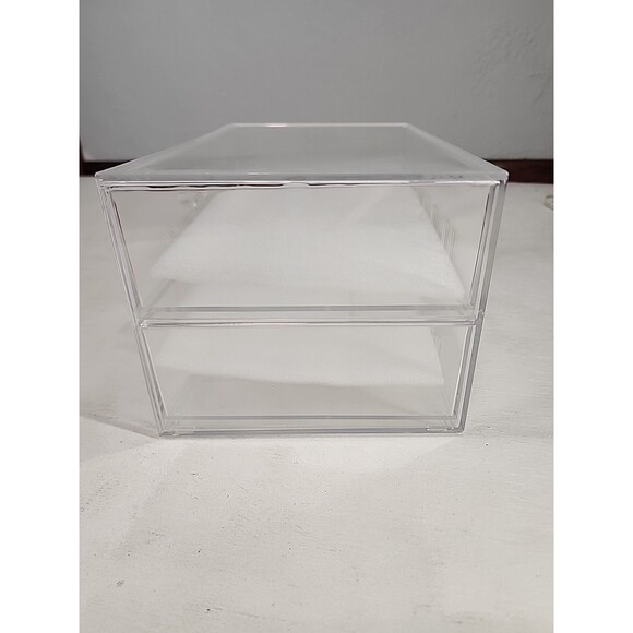 Storage Drawers 12.1inch Clear Acrylic Organizers Bin for Makeup and Cosmetics - Picture 5 of 7
